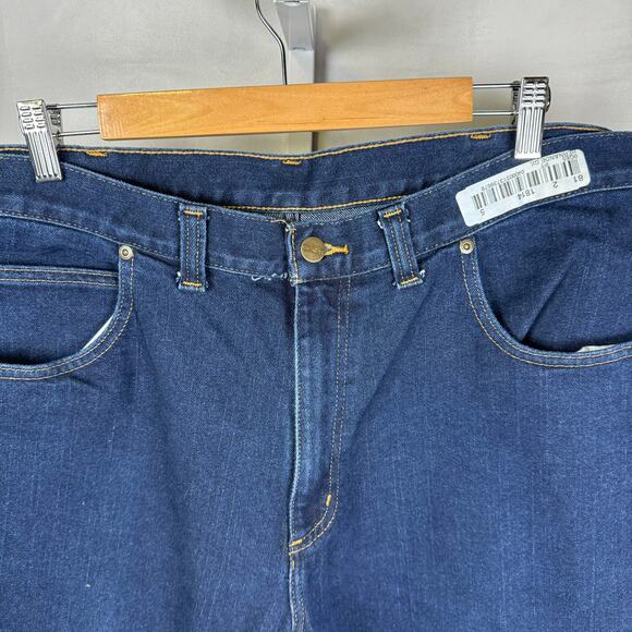 Carhartt Modern Fit Stretch Denim Jeans Blue Men's Size 38/32 - Picture 7 of 8